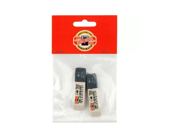 Ластик Koh-i-Noor комбинированный BlueStar, 6521/60 (полибег 2 шт) (6521/60/2/P), изображение 2 Ластик Koh-i-Noor комбинированный BlueStar, 6521/60 (полибег 2 шт) (6521/60/2/P), изображение 2