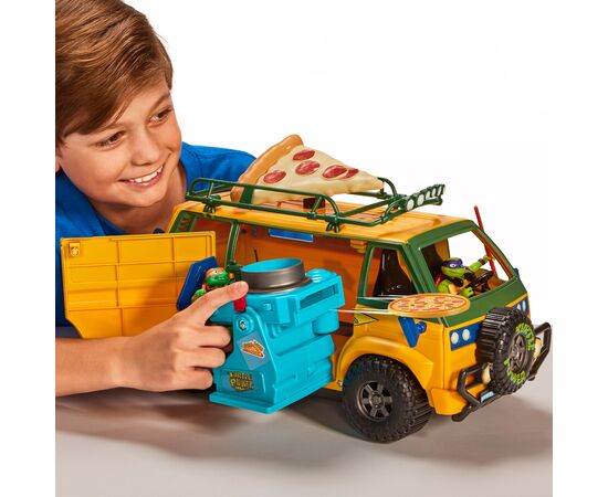 Машина TMNT Бойова машинка Мovie III - Фургон Доставки Піци (83468), зображення 4