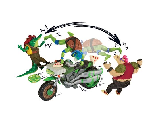 Машина TMNT Бойовий транспорт з фігуркою - Леонардо На Мотоциклі (83431), зображення 4 Машина TMNT Бойовий транспорт з фігуркою - Леонардо На Мотоциклі (83431), зображення 4