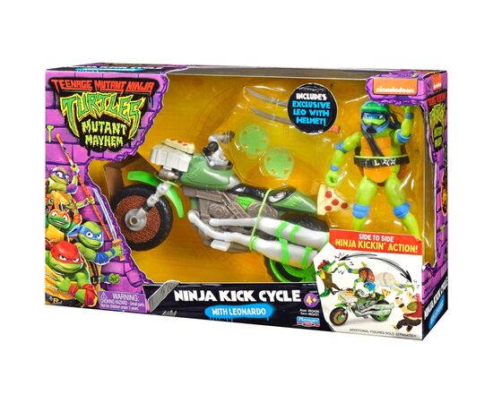 Машина TMNT Бойовий транспорт з фігуркою - Леонардо На Мотоциклі (83431), зображення 6 Машина TMNT Бойовий транспорт з фігуркою - Леонардо На Мотоциклі (83431), зображення 6