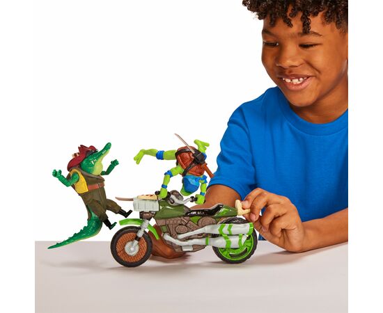 Машина TMNT Бойовий транспорт з фігуркою - Леонардо На Мотоциклі (83431), зображення 8 Машина TMNT Бойовий транспорт з фігуркою - Леонардо На Мотоциклі (83431), зображення 8