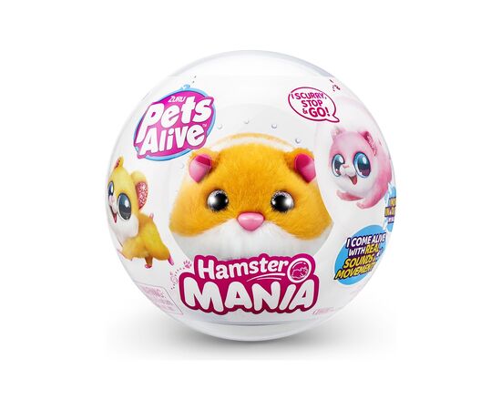 Інтерактивна іграшка Pets & Robo Alive S1 - Кумедний хом'ячок (помаранчевий) (9543-4)