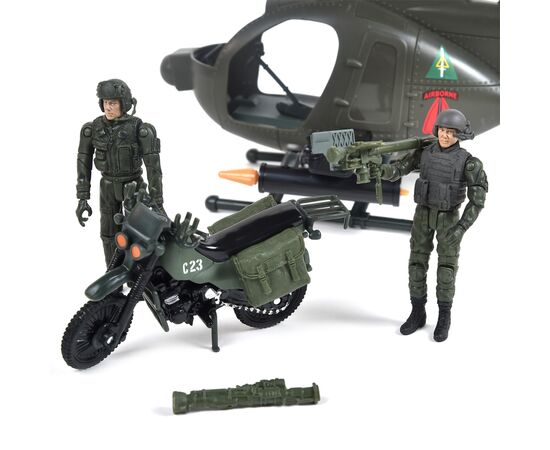 Игровой набор Elite Force Многофункциональный вертолет МН-6 (101860), изображение 2 Игровой набор Elite Force Многофункциональный вертолет МН-6 (101860), изображение 2