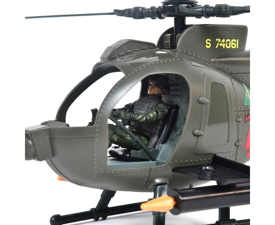 Игровой набор Elite Force Многофункциональный вертолет МН-6 (101860), изображение 6 Игровой набор Elite Force Многофункциональный вертолет МН-6 (101860), изображение 6