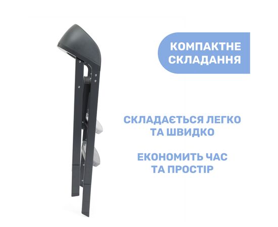 Стульчик для кормления Chicco 3 в 1 Crescendo Up, серый (87046.07), изображение 5 Стульчик для кормления Chicco 3 в 1 Crescendo Up, серый (87046.07), изображение 5