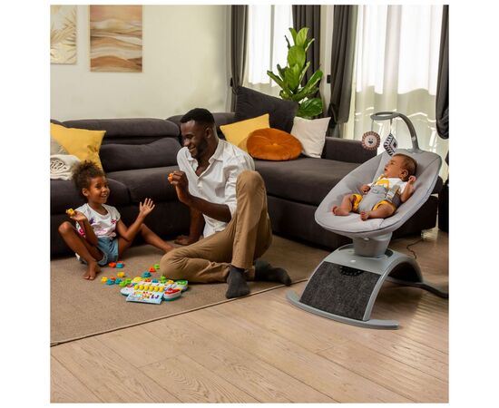 Кресло-качалка Chicco Comfy Wave light gray (79890.16), изображение 8 Кресло-качалка Chicco Comfy Wave light gray (79890.16), изображение 8