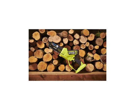 Цепная пила Ryobi RY18PSX15A-0, шина 15см, 18В ONE+, безщіткова, 1.2кг (без АКБ та ЗП) (5133005779), изображение 4 Цепная пила Ryobi RY18PSX15A-0, шина 15см, 18В ONE+, безщіткова, 1.2кг (без АКБ та ЗП) (5133005779), изображение 4