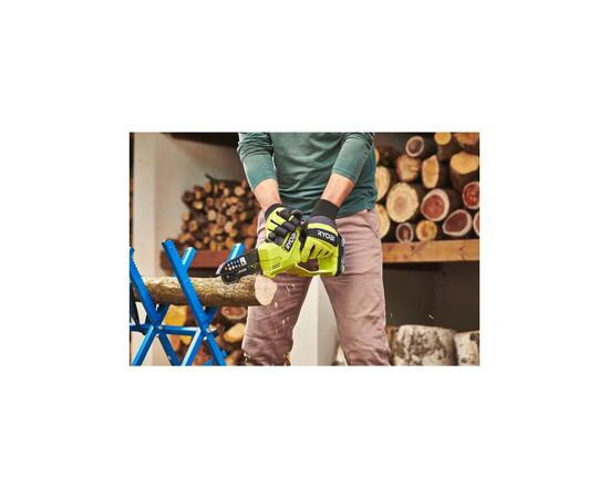 Цепная пила Ryobi RY18PSX15A-0, шина 15см, 18В ONE+, безщіткова, 1.2кг (без АКБ та ЗП) (5133005779), изображение 5 Цепная пила Ryobi RY18PSX15A-0, шина 15см, 18В ONE+, безщіткова, 1.2кг (без АКБ та ЗП) (5133005779), изображение 5