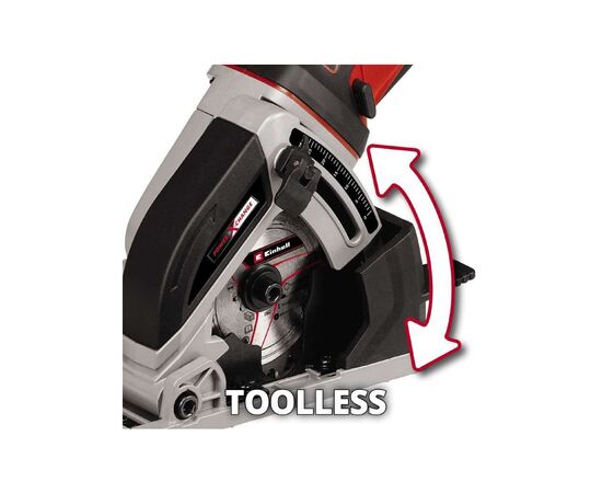 Дисковая пила Einhell TE-CS 18/89 Li - Solo акум., PXC, 18В, диск 89х10 мм (без АКБ та ЗП) (4331100), изображение 3