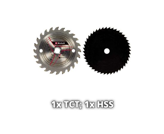 Дисковая пила Einhell TE-CS 18/89 Li - Solo акум., PXC, 18В, диск 89х10 мм (без АКБ та ЗП) (4331100), изображение 5