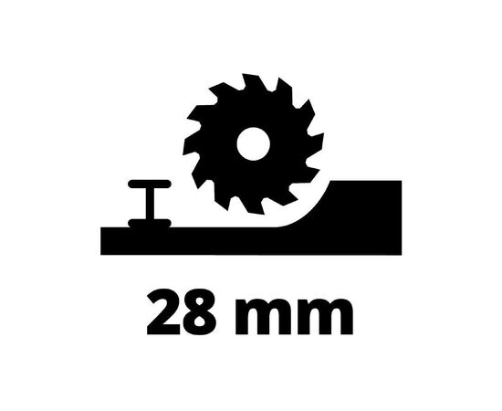 Дисковая пила Einhell TE-CS 18/89 Li - Solo акум., PXC, 18В, диск 89х10 мм (без АКБ та ЗП) (4331100), изображение 7