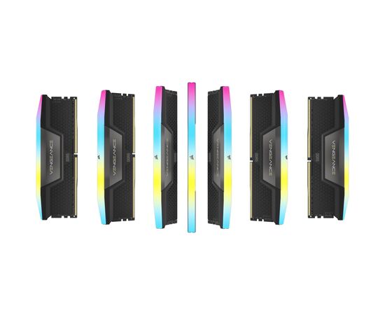 Модуль пам'яті для комп'ютера DDR5 32GB (2x16GB) 7200 MHz Vengeance RGB Corsair (CMH32GX5M2X7200C34), зображення 4 Модуль пам'яті для комп'ютера DDR5 32GB (2x16GB) 7200 MHz Vengeance RGB Corsair (CMH32GX5M2X7200C34), зображення 4