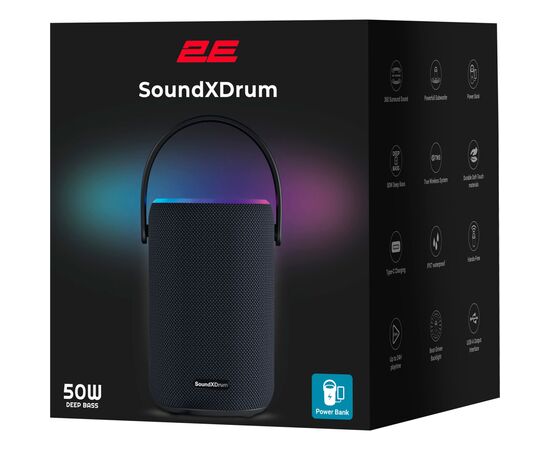 Акустическая система 2E SoundXDrum Black (2E-BSSXDWBK), изображение 8 Акустическая система 2E SoundXDrum Black (2E-BSSXDWBK), изображение 8