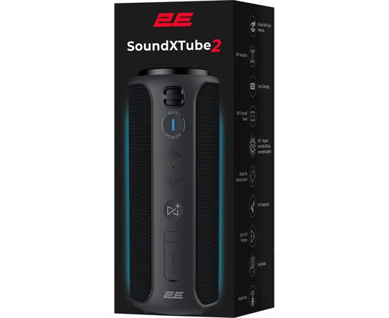 Акустическая система 2E SoundXTube2 Black (2E-BSSXT2WBK), изображение 7 Акустическая система 2E SoundXTube2 Black (2E-BSSXT2WBK), изображение 7