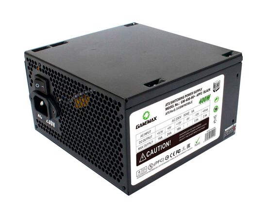 Блок питания Gamemax GM-400-80+APFC Black