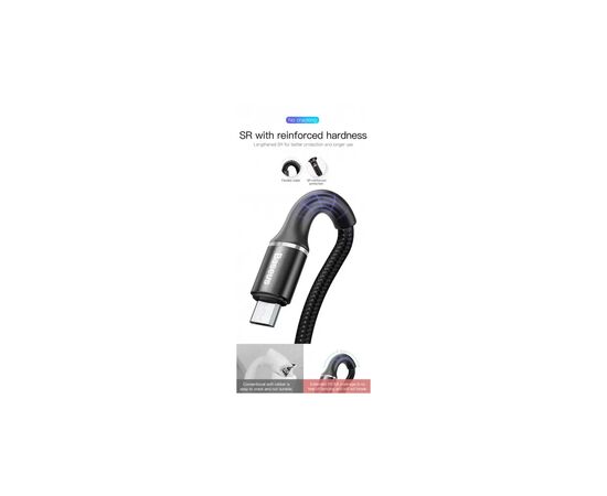 Дата кабель USB 2.0 AM to Micro 5P 1.0m Black Baseus (468717), изображение 3 Дата кабель USB 2.0 AM to Micro 5P 1.0m Black Baseus (468717), изображение 3