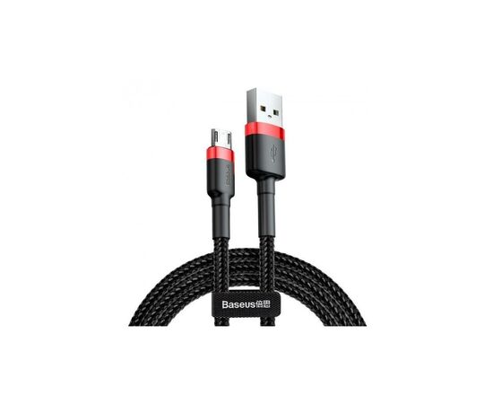Дата кабель USB 2.0 AM to Micro 5P 1.0m Black-Red Baseus (514488)
