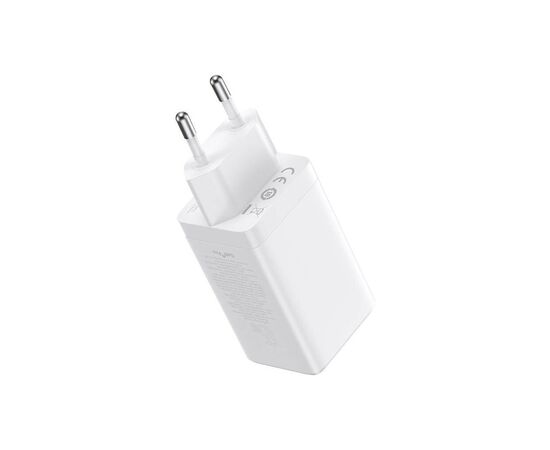 Зарядное устройство Baseus 65W GaN5 Pro 2C+U(CCGP120202 ) white (960194), изображение 2 Зарядное устройство Baseus 65W GaN5 Pro 2C+U(CCGP120202 ) white (960194), изображение 2