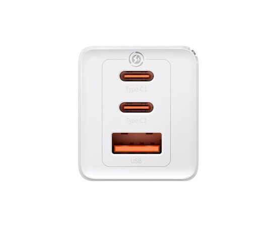 Зарядное устройство Baseus 65W GaN5 Pro 2C+U(CCGP120202 ) white (960194), изображение 5 Зарядное устройство Baseus 65W GaN5 Pro 2C+U(CCGP120202 ) white (960194), изображение 5