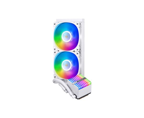Система водяного охолодження JONSBO HXW-240 ARGB White, зображення 2 Система водяного охолодження JONSBO HXW-240 ARGB White, зображення 2