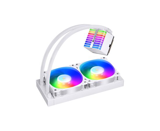 Система водяного охолодження JONSBO HXW-240 ARGB White, зображення 4 Система водяного охолодження JONSBO HXW-240 ARGB White, зображення 4