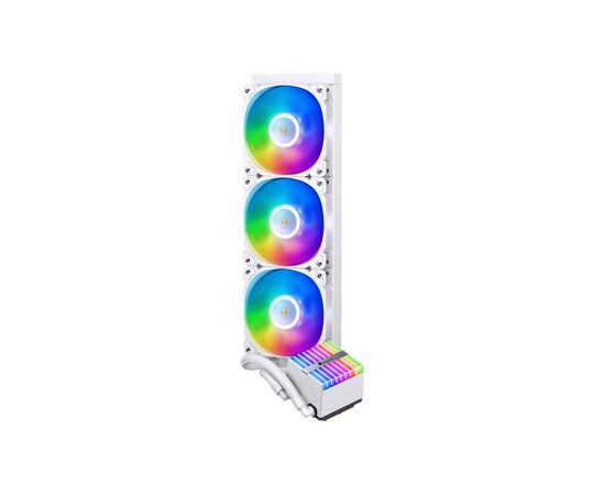 Система водяного охолодження JONSBO HXW-360 ARGB White, зображення 2 Система водяного охолодження JONSBO HXW-360 ARGB White, зображення 2