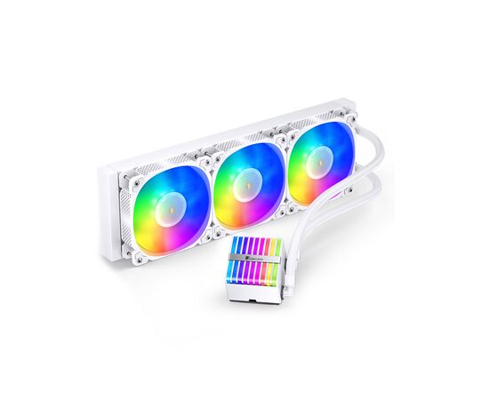 Система водяного охолодження JONSBO HXW-360 ARGB White, зображення 3 Система водяного охолодження JONSBO HXW-360 ARGB White, зображення 3