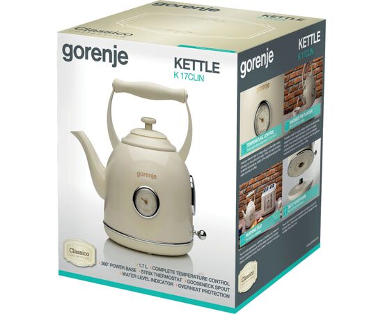 Электрочайник DeLonghi K 17 CLIN, изображение 7 Электрочайник DeLonghi K 17 CLIN, изображение 7