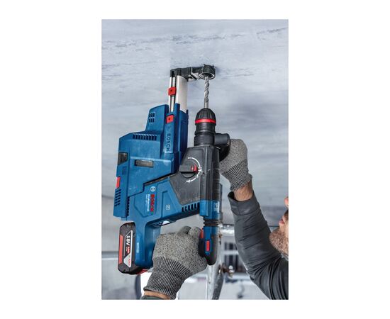 Перфоратор Bosch GBH 187-LI ONE Chuck, 2*5Ah, 2.4 Дж, 980 об/v, 2.9 кг (0.611.923.121), изображение 4 Перфоратор Bosch GBH 187-LI ONE Chuck, 2*5Ah, 2.4 Дж, 980 об/v, 2.9 кг (0.611.923.121), изображение 4