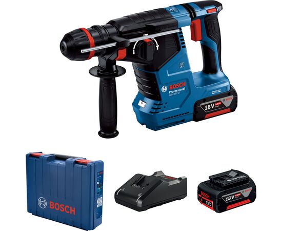 Перфоратор Bosch GBH 187-LI ONE Chuck, 2*5Ah, 2.4 Дж, 980 об/v, 2.9 кг (0.611.923.121)