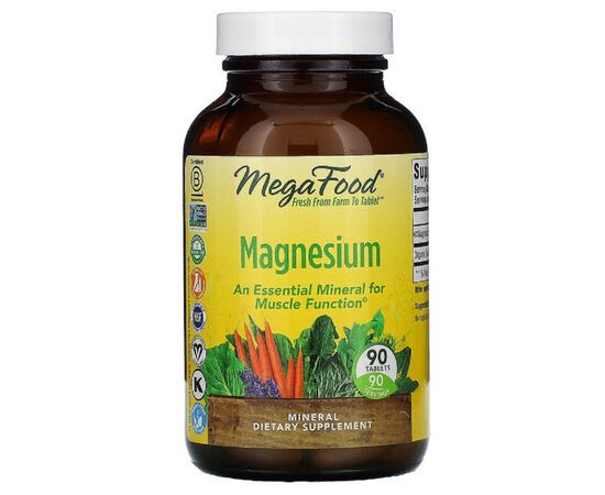 Минералы MegaFood Магний, Magnesium, 90 таблеток (MGF-10120)