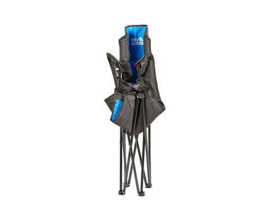 Кресло складное Skif Outdoor Soft Base Black/Blue (FS-07BBL), изображение 4 Кресло складное Skif Outdoor Soft Base Black/Blue (FS-07BBL), изображение 4