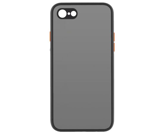 Чехол для мобильного телефона MakeFuture Apple iPhone SE 2022 Frame (Matte PC+TPU) Black (MCMF-AISE22BK)