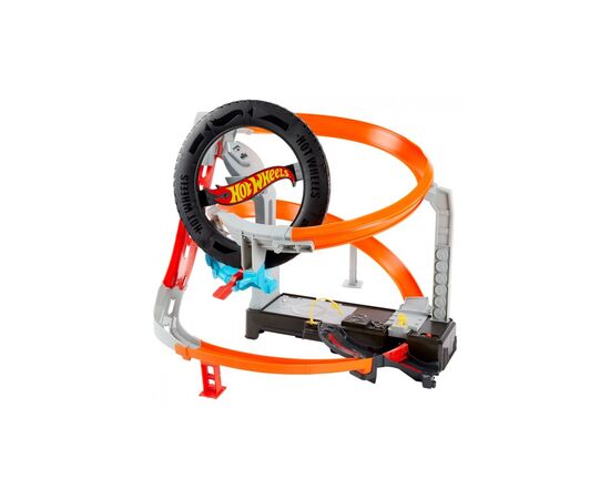 Автотрек Hot Wheels Гонки в шиномонтажной (GJL16), изображение 2 Автотрек Hot Wheels Гонки в шиномонтажной (GJL16), изображение 2