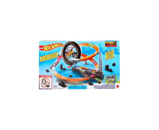 Автотрек Hot Wheels Гонки в шиномонтажной (GJL16)