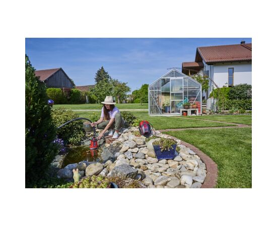 Садовий насос Einhell для брудної води GE-DP 18/25 Li - Solo, PXC, 18В, 7500 л/г (без АКБ та ЗП) (4181580), зображення 7 Садовий насос Einhell для брудної води GE-DP 18/25 Li - Solo, PXC, 18В, 7500 л/г (без АКБ та ЗП) (4181580), зображення 7