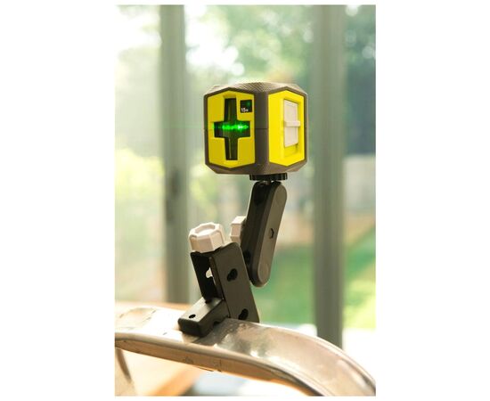 Лазерный нивелир Ryobi RBCLLG1 до 15м, перекрестный, зеленый луч (5133004864), изображение 2 Лазерный нивелир Ryobi RBCLLG1 до 15м, перекрестный, зеленый луч (5133004864), изображение 2