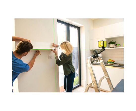 Лазерный нивелир Ryobi RBCLLG1 до 15м, перекрестный, зеленый луч (5133004864), изображение 6 Лазерный нивелир Ryobi RBCLLG1 до 15м, перекрестный, зеленый луч (5133004864), изображение 6