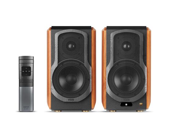 Акустическая система Edifier S1000W 120W Bluetooth Wi-Fi Hi-Res Brown (S1000W), изображение 2 Акустическая система Edifier S1000W 120W Bluetooth Wi-Fi Hi-Res Brown (S1000W), изображение 2