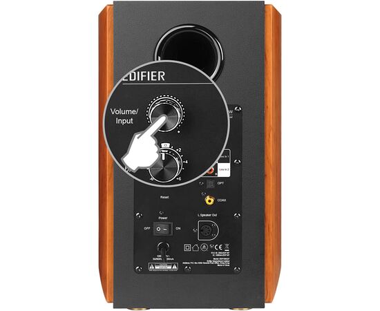 Акустическая система Edifier S1000W 120W Bluetooth Wi-Fi Hi-Res Brown (S1000W), изображение 4 Акустическая система Edifier S1000W 120W Bluetooth Wi-Fi Hi-Res Brown (S1000W), изображение 4