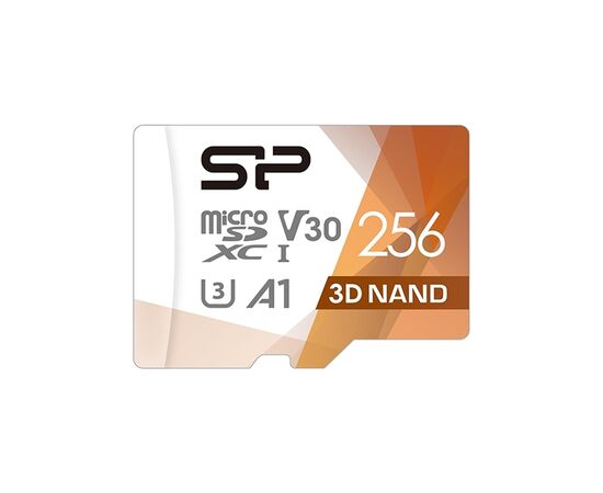 Карта памяти Silicon Power 256Gb microSDXC U3 A1 V30 Superior Color 100R/80W + adapter (SP256GBSTXDU3V20AB), изображение 2 Карта памяти Silicon Power 256Gb microSDXC U3 A1 V30 Superior Color 100R/80W + adapter (SP256GBSTXDU3V20AB), изображение 2