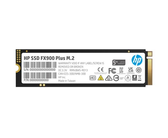 Накопитель SSD M.2 2280 1TB FX900 Plus HP (7F617AA)