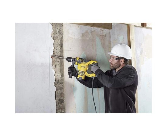 Перфоратор Stanley SDS-Plus, 1250 Вт, 3.5 Дж, 850 об/мин, кейс (FME1250K), изображение 6 Перфоратор Stanley SDS-Plus, 1250 Вт, 3.5 Дж, 850 об/мин, кейс (FME1250K), изображение 6