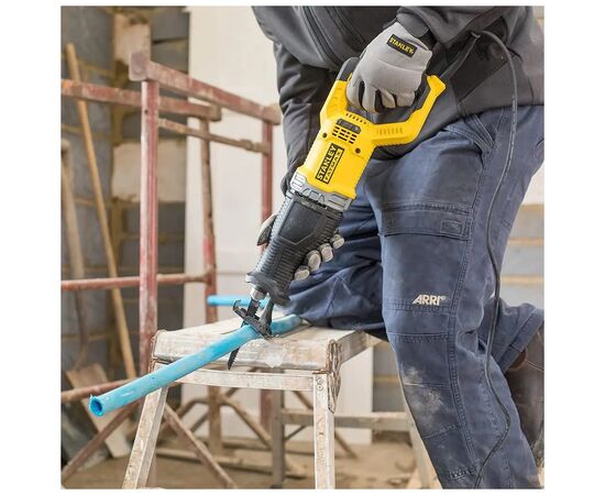 Сабельная пила Stanley FatMax, 900 Вт, 0 - 3200 ход/мин, величина хода 28 мм, 3.5 кг (FME360), изображение 2