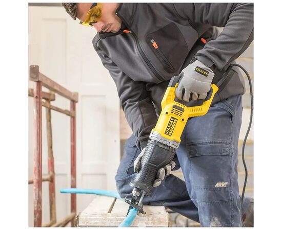 Сабельная пила Stanley FatMax, 900 Вт, 0 - 3200 ход/мин, величина хода 28 мм, 3.5 кг (FME360), изображение 3