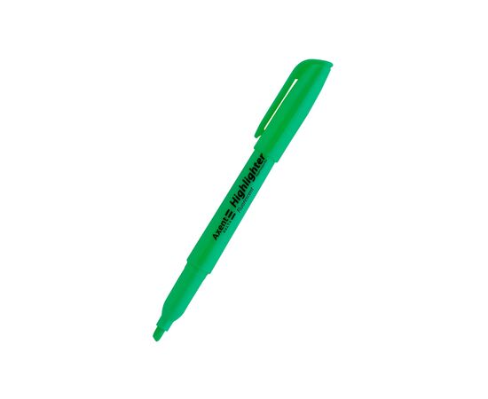 Маркер Axent Highlighter 2-4 мм клиноподібний зелений (D2503-04)