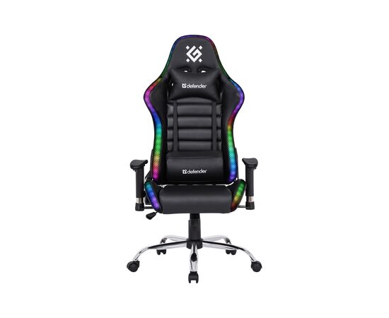 Кресло игровое Defender Ultimate RGB Black (64355), изображение 2 Кресло игровое Defender Ultimate RGB Black (64355), изображение 2