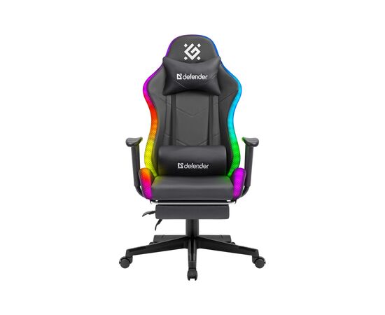 Кресло игровое Defender Watcher RGB Black (64334), изображение 2 Кресло игровое Defender Watcher RGB Black (64334), изображение 2