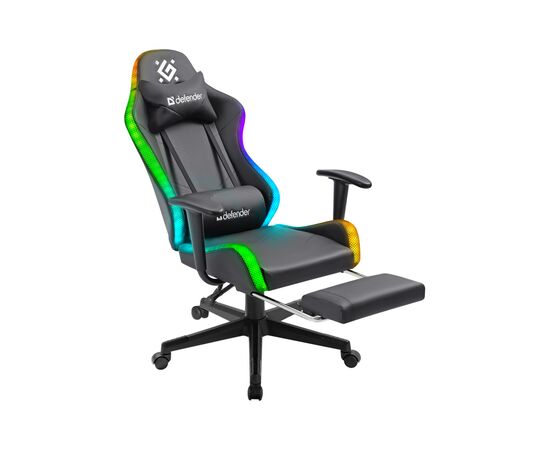 Кресло игровое Defender Watcher RGB Black (64334), изображение 5 Кресло игровое Defender Watcher RGB Black (64334), изображение 5