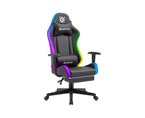 Кресло игровое Defender Watcher RGB Black (64334)